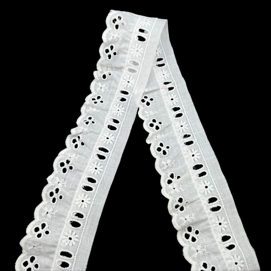 Broderie Anglaise Trim - Florence