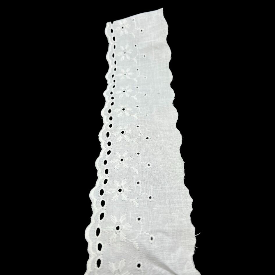 Broderie Anglaise Trim - Iris
