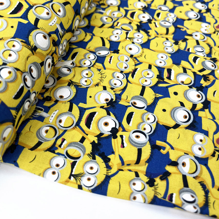 Cotton Print - Minion Crowd