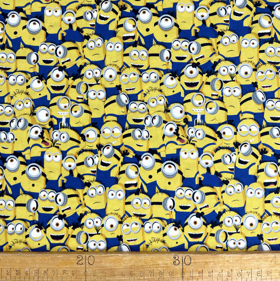Cotton Print - Minion Crowd