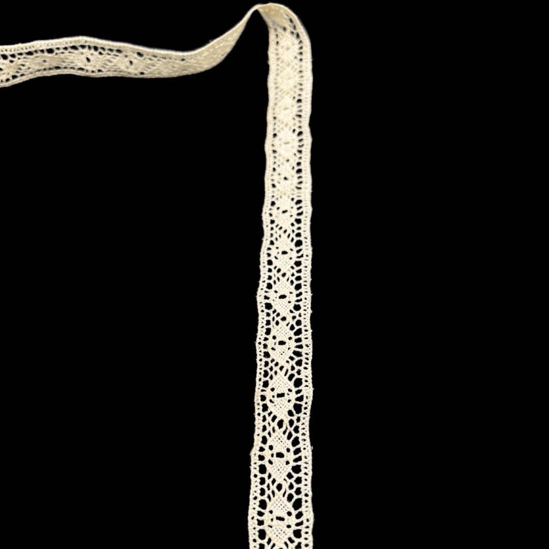 Crochet Lace Ribbon - One Hole - Beige