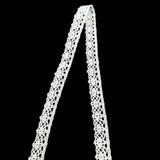 Crochet Lace Ribbon - One Hole - White
