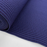 Remnant - Proper Seersucker - Navy Indigo Stripe - (0.92m)