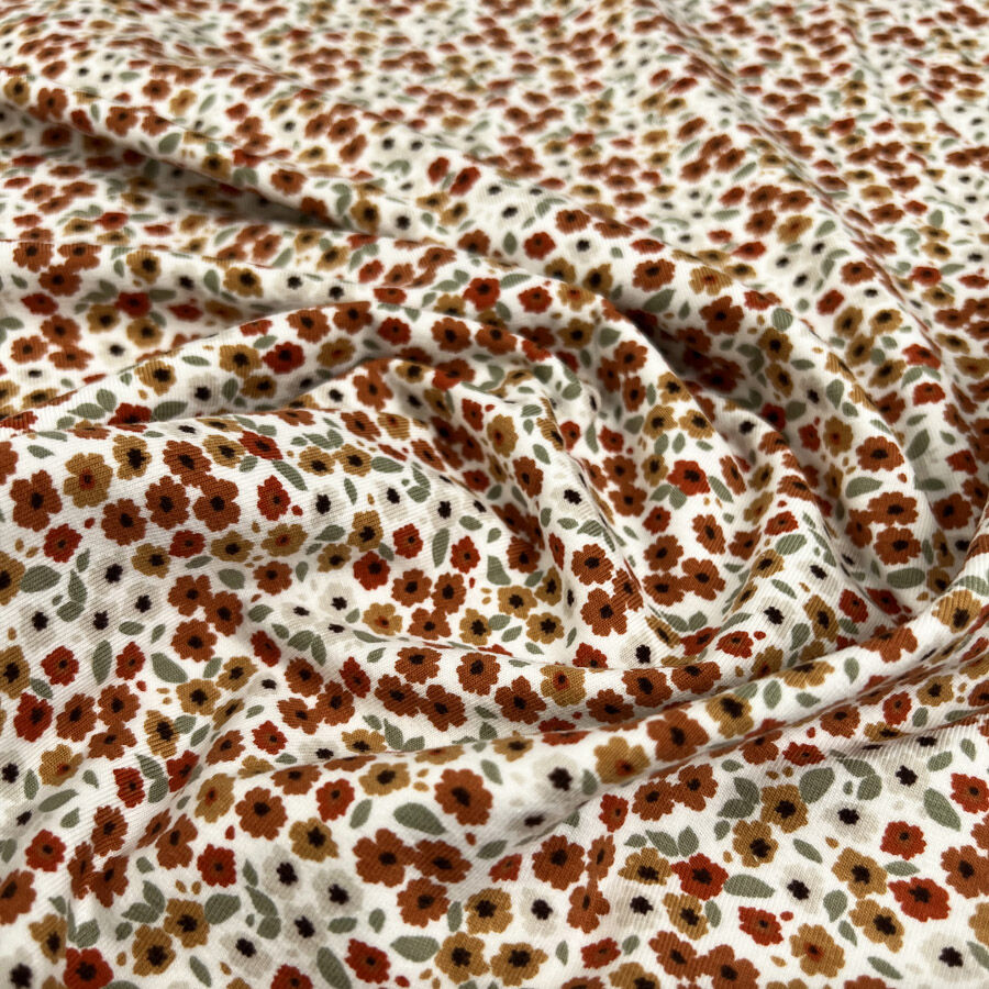 Cotton Jersey - Autumn Florals