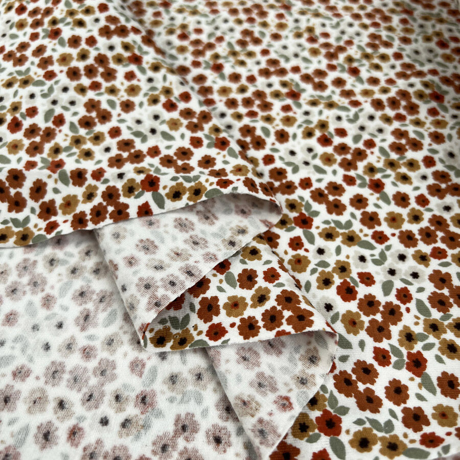 Cotton Jersey - Autumn Florals
