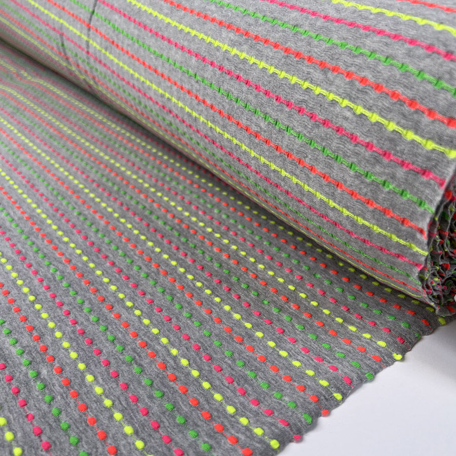 Cotton Jersey - Neon Thread