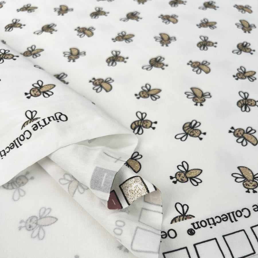 Cotton Jersey - Sparkle Bee