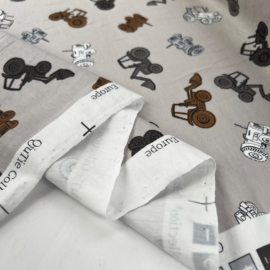 Cotton Jersey - Tractors