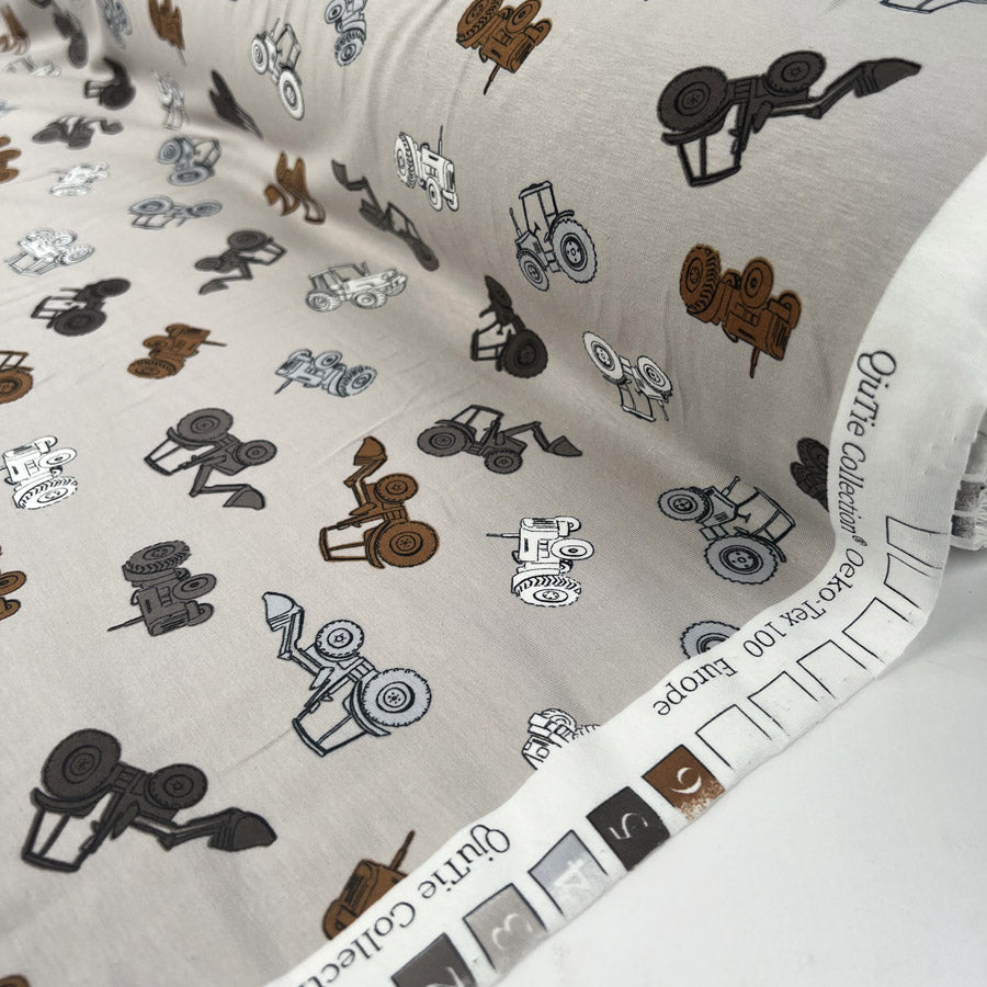 Cotton Jersey - Tractors