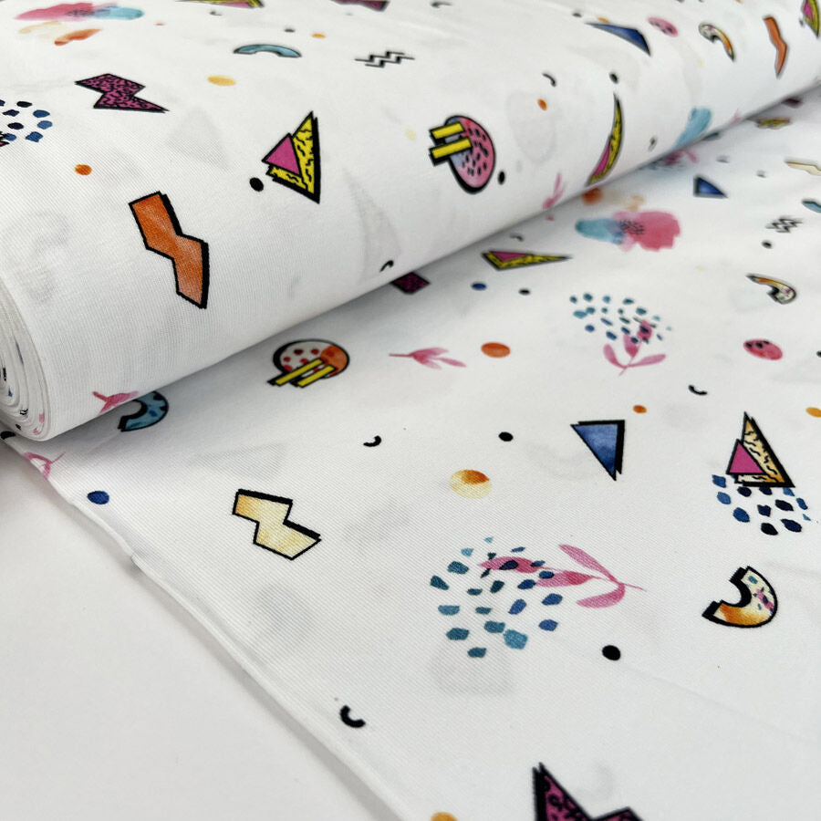 Cotton Jersey - Wiggle & Zap