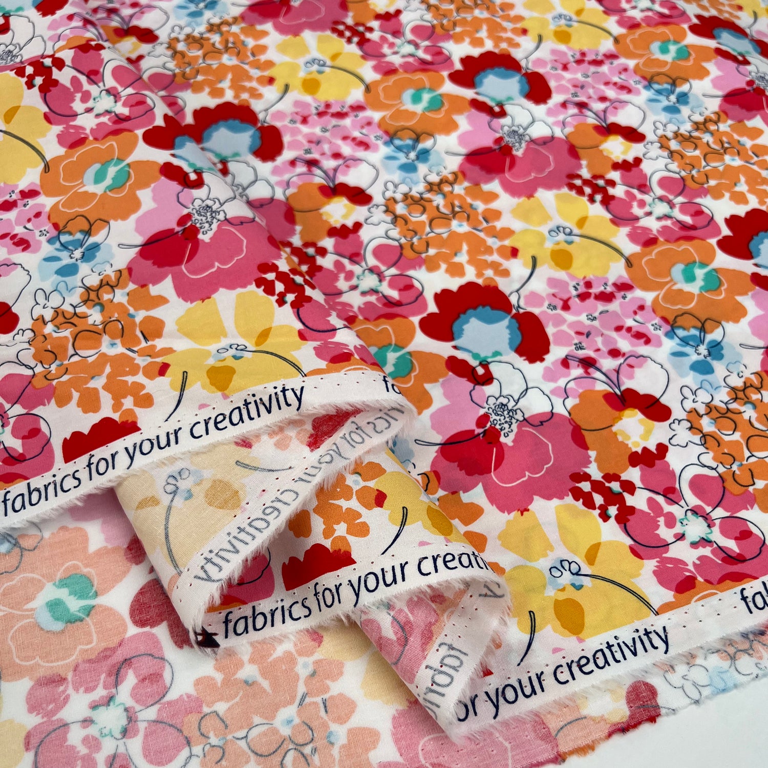 Cotton Poplin - Floral Fiesta