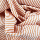 Remnant - Seersucker Stripe - Orange (1.5m)