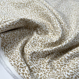 Cotton Stretch - Sand Leopard