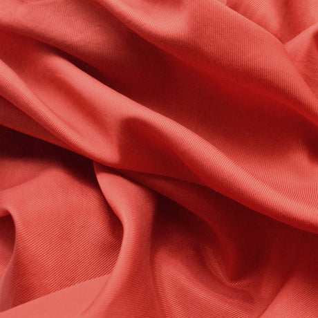Cotton Viscose Twill Lining Fabric Red