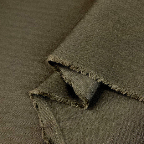 Crack On Ex Designer Deadstock Cotton Trousering Fabric Close Up Fabric Photo