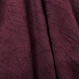 Remnant - Crinkle Stitch - Burgundy (1m)