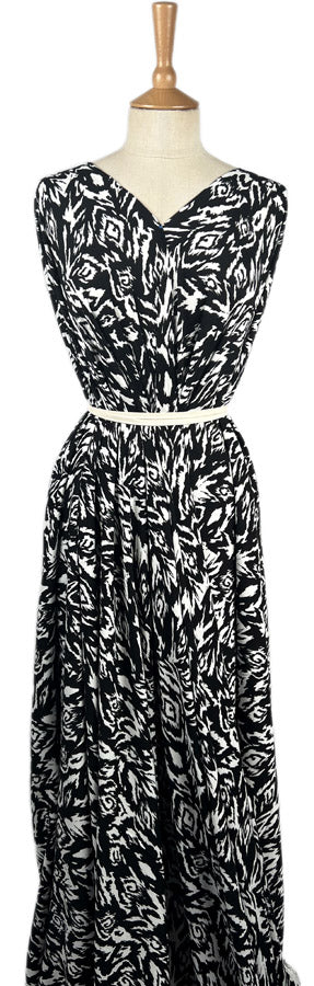 Crinkle Viscose - Black