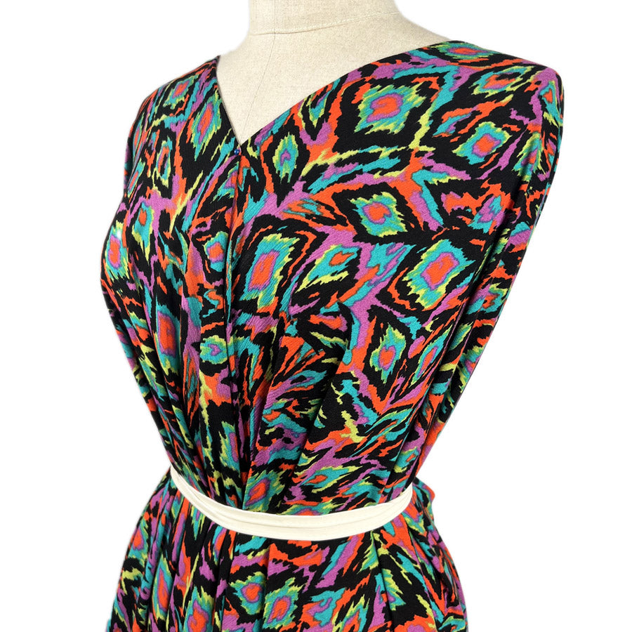 Crinkle Viscose - Neon