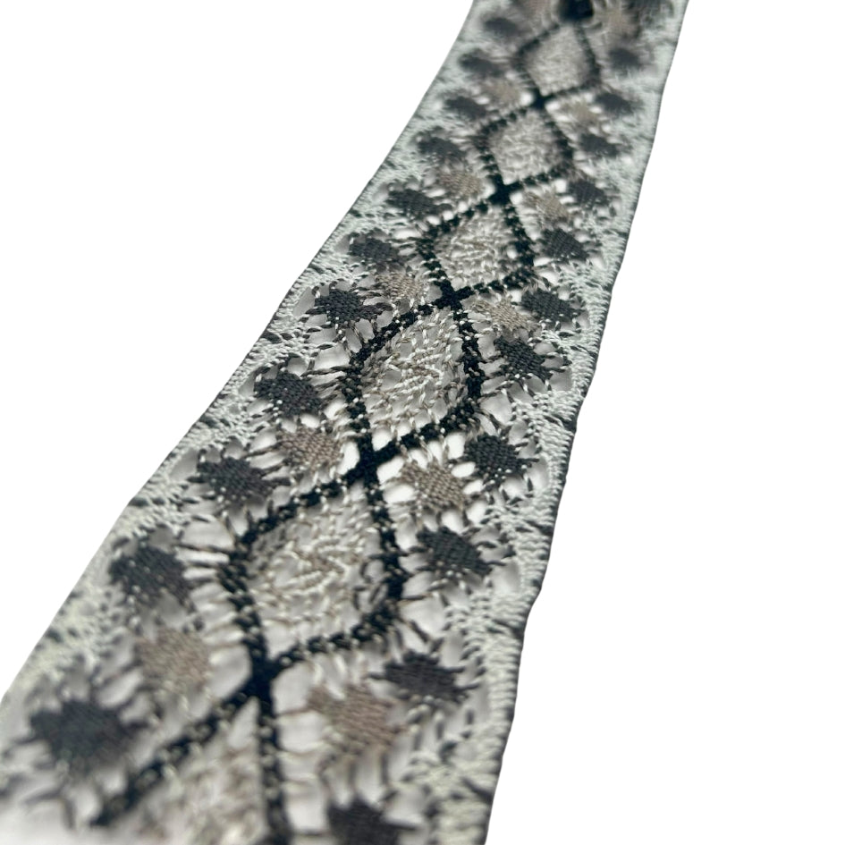 Crochet Ribbon - Grey