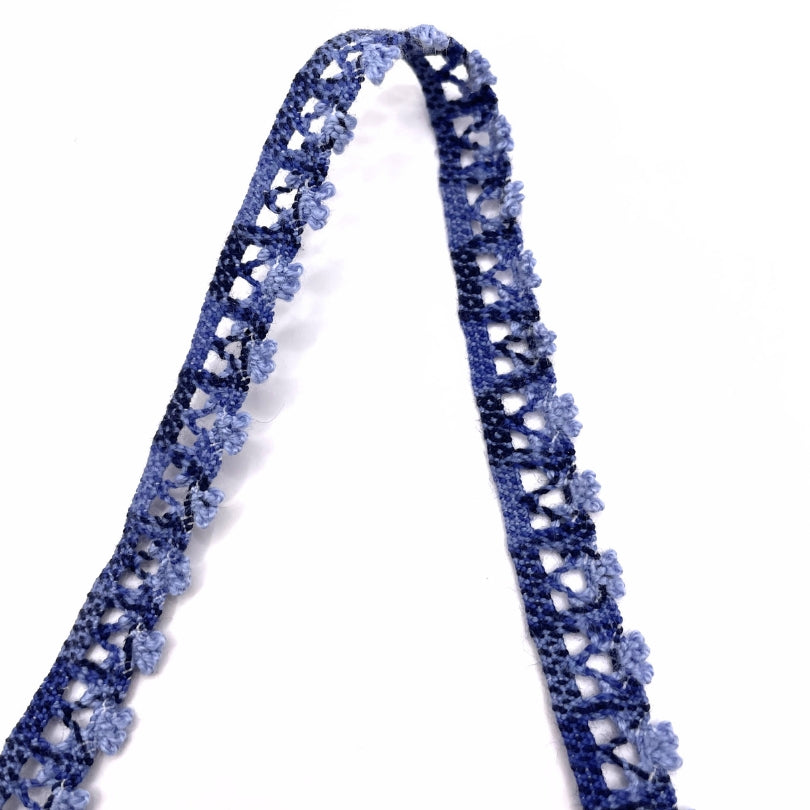 Crochet Stretch Lace - Blue