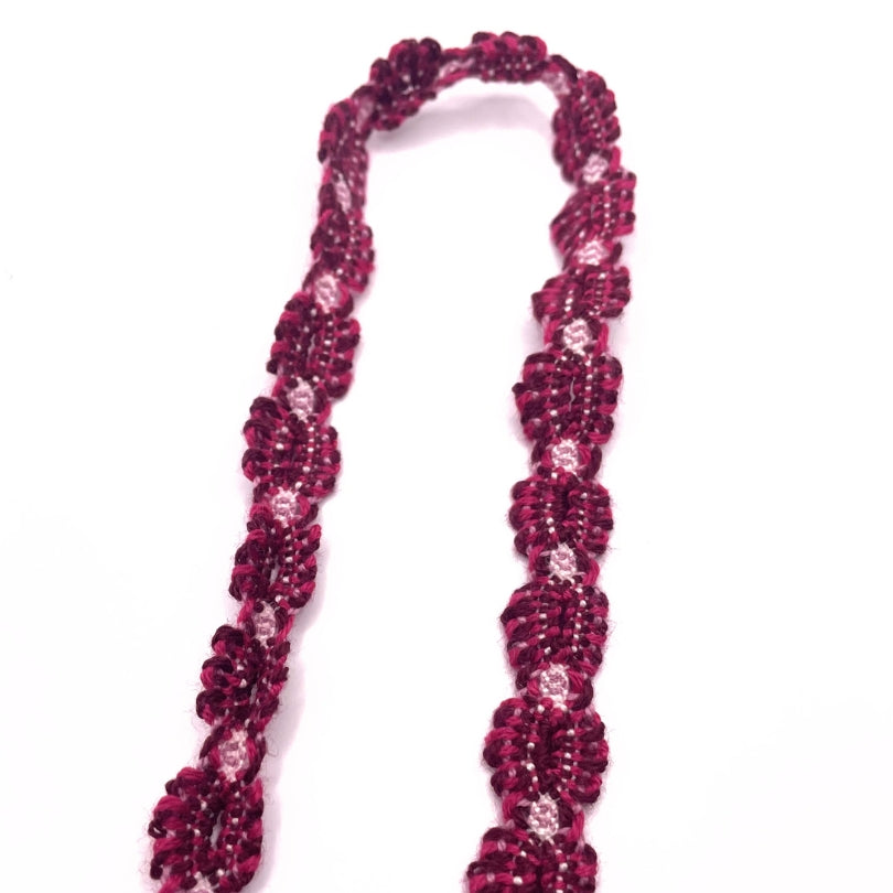 Crochet Stretch Lace - Plum