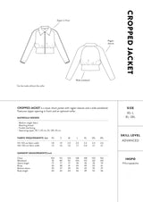 The Assembly Line - Cropped Jacket Pattern