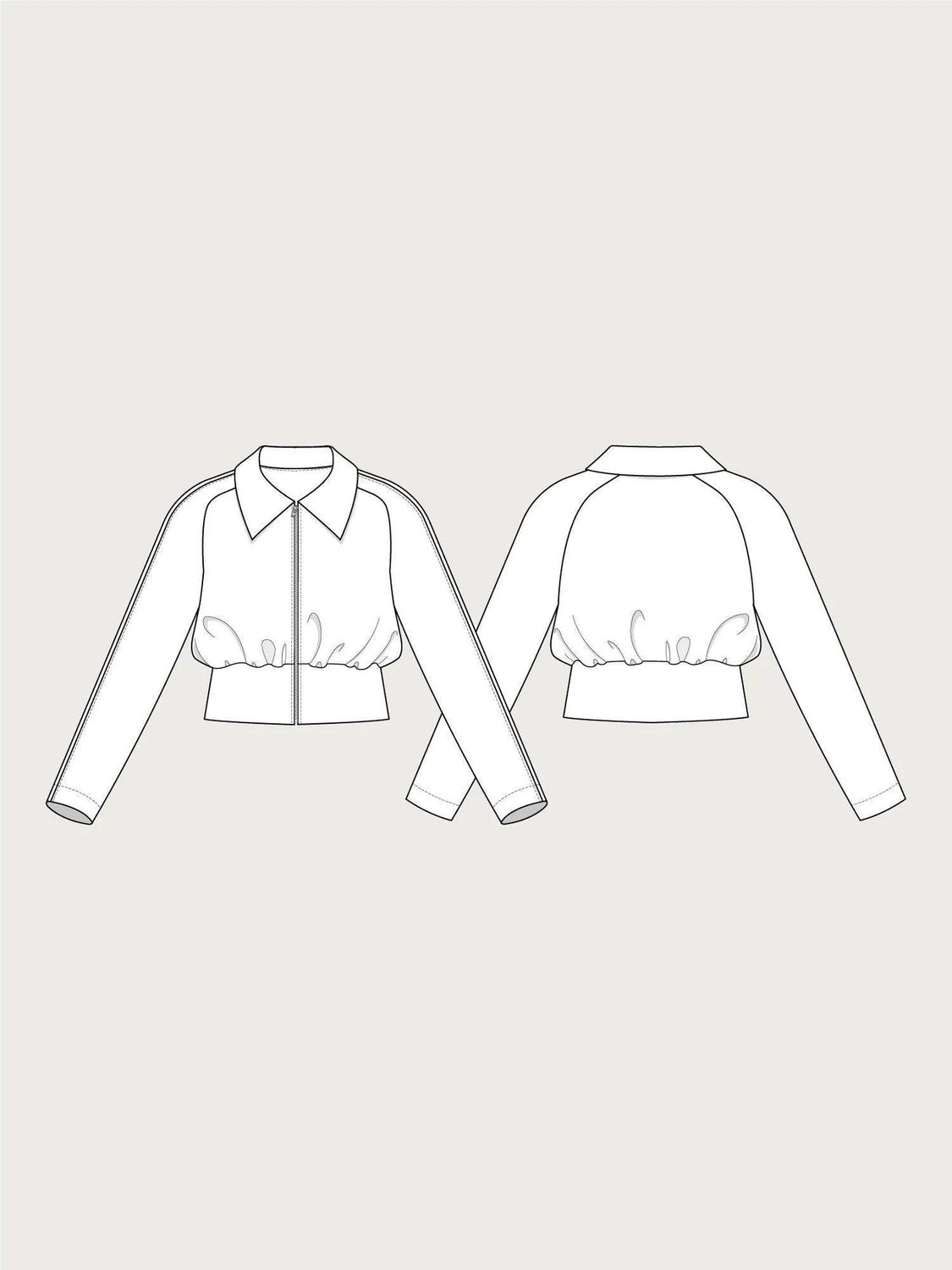The Assembly Line - Cropped Jacket Pattern
