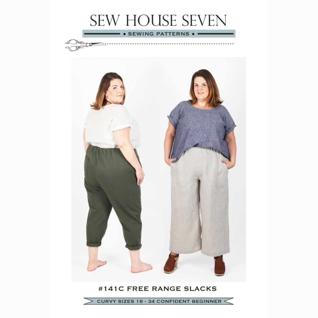 Sew House Seven - Curvy Free Range Slacks Pattern (Sizes 18-34)