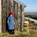 8oz Washed Denim - Mid Blue