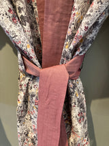 Pima Cotton Lawn - The Garden Of Shakespeare - Pink & Grey