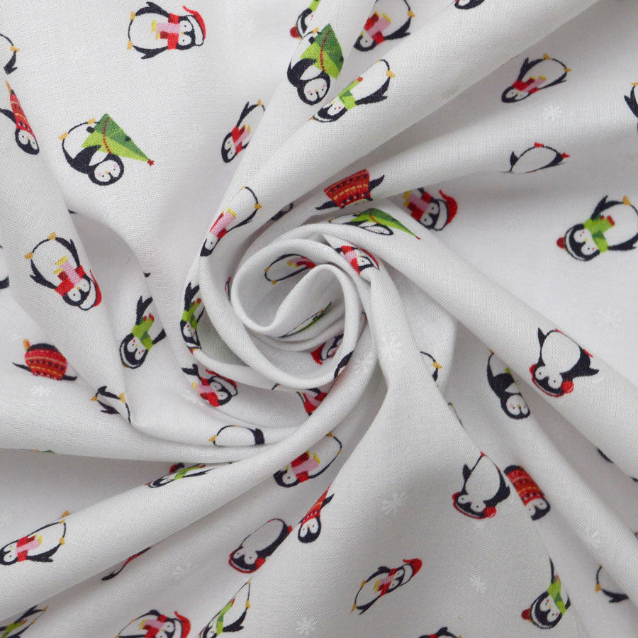 Noël - Dancing Penguin - White