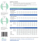 Cashmerette - Dartmouth Top Sewing Pattern (US 12-32)