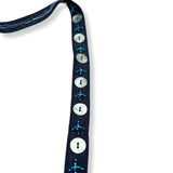 Decorative Denim Button Trim