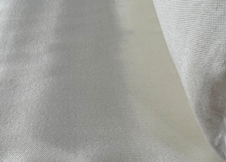 Defender White Satin Heavy Cotton Dress Fabric Roll