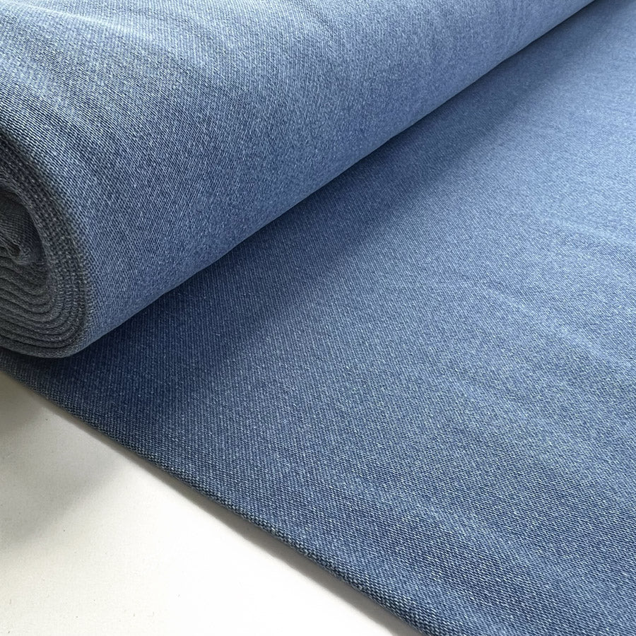 Denim Sweatshirt - Mid Blue