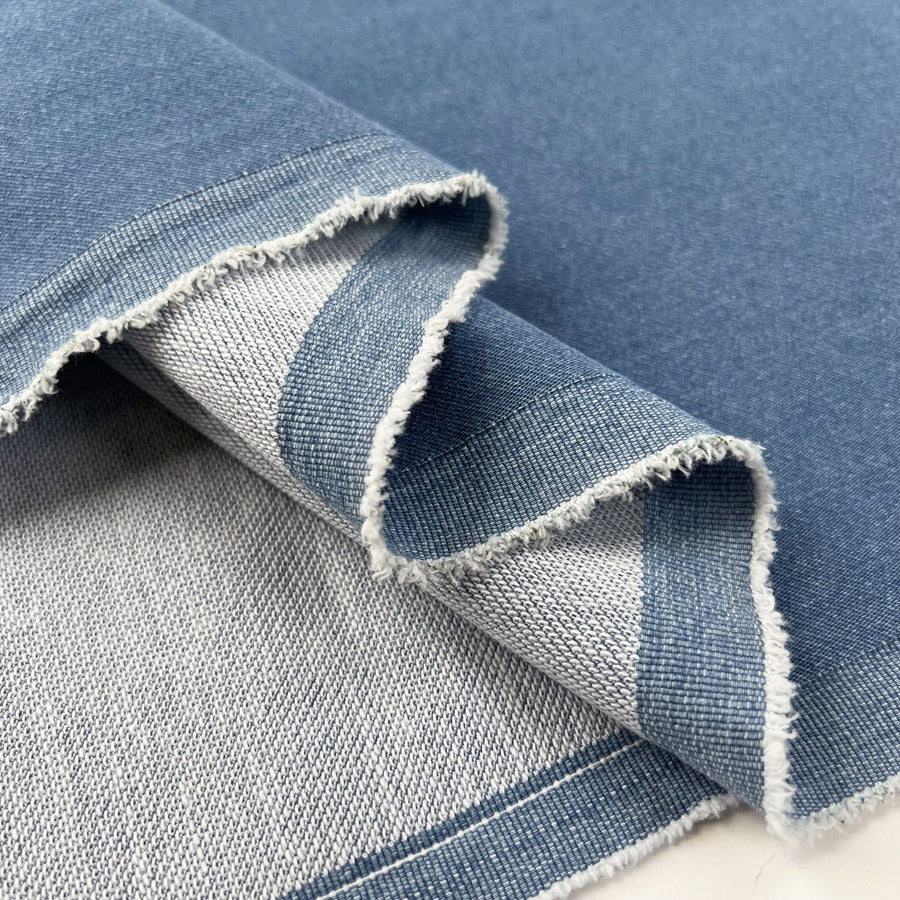 Denim Sweatshirt - Mid Blue