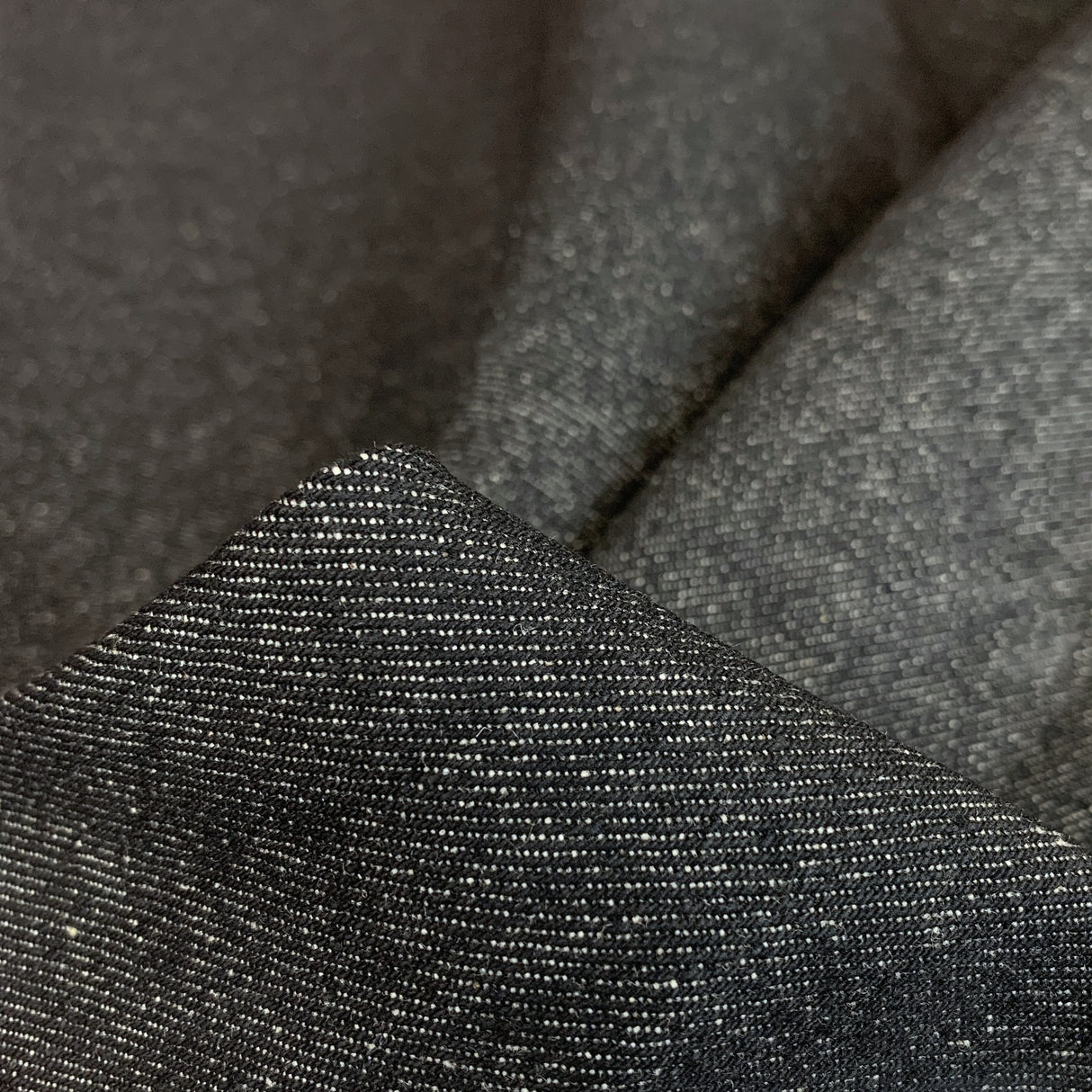 16oz Designer Denim Jacket - Black Marl