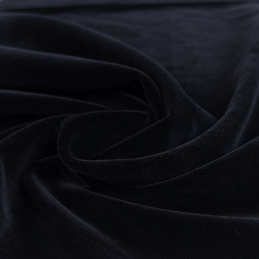 Designer Velvet - Darkest Night Navy