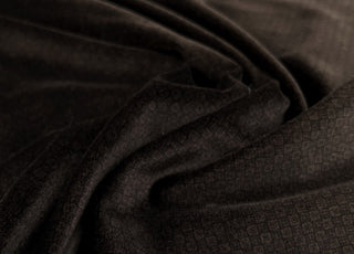 Designer Velvet Diamond Brown Cotton Soft Dress Fabric