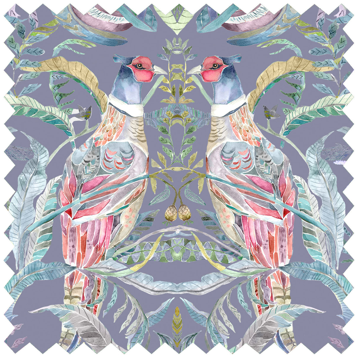 Voyage - Netherton Loganberry Heather Morlich Cotton