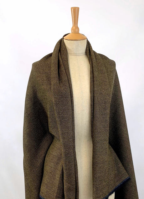 Don T Mind If I Do Wool Poly Mix Black Tan