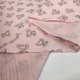 Double Gauze - Elephants Pink