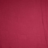 Double Gauze - Bordeaux Red