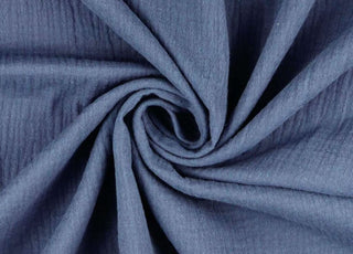 Double Gauze Fabric Denim Twist