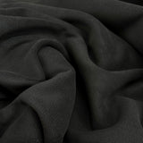 Double Sided Stretch Fleece - Black