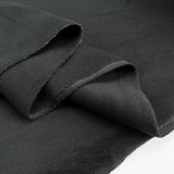 Double Sided Stretch Fleece - Black