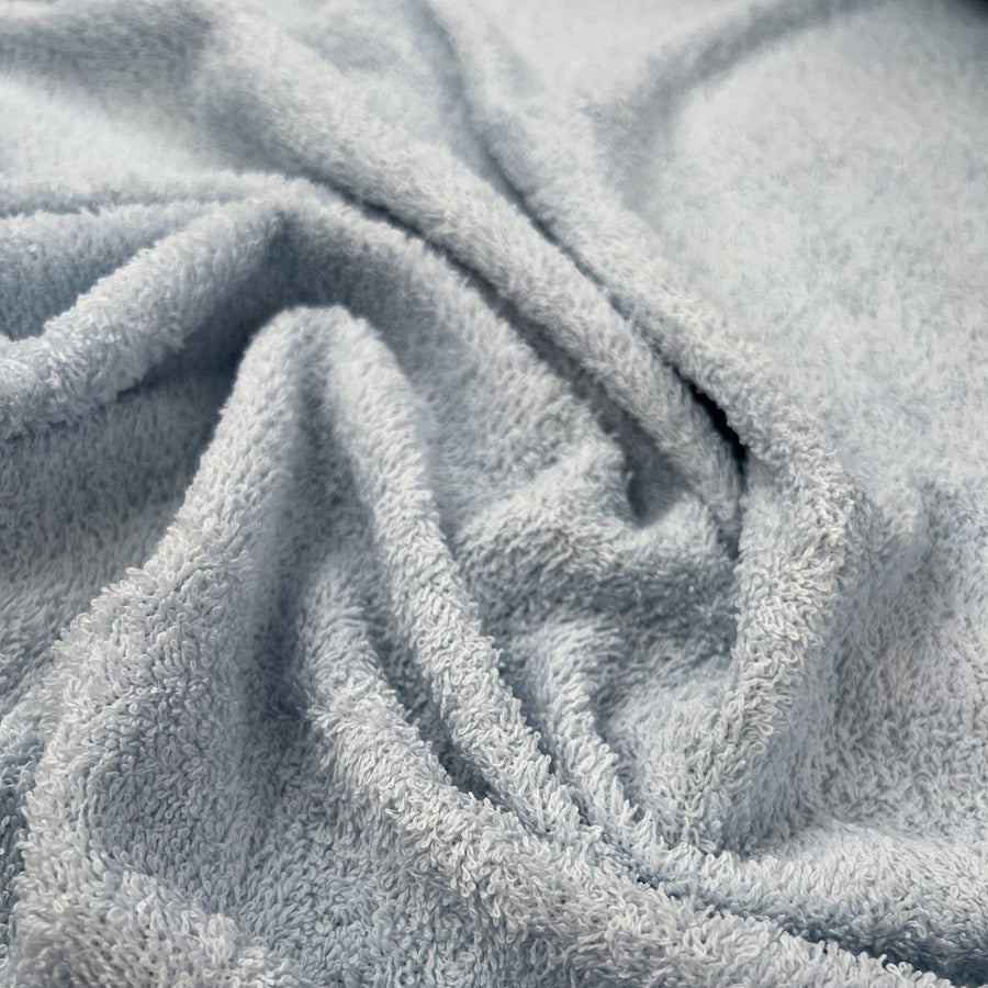 Double Sided Terry Towelling - Baby Blue