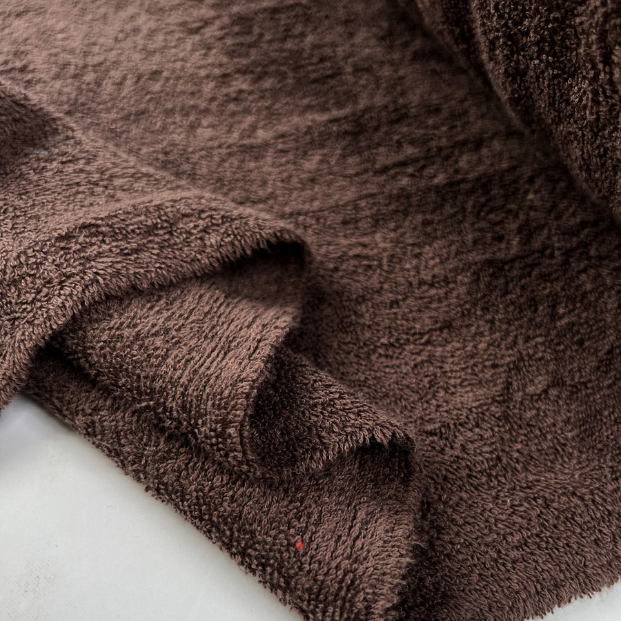 Double Sided Terry Towelling - Chocolate