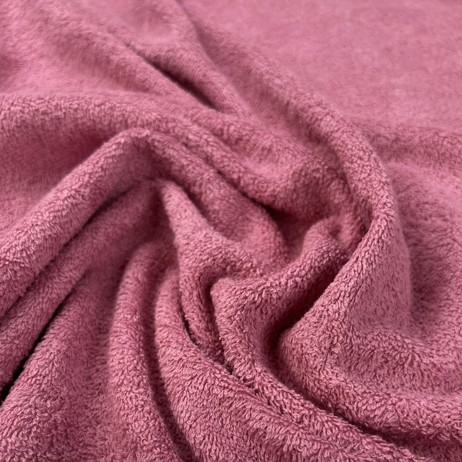 Double Sided Terry Towelling - Pink