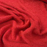 Double Sided Terry Towelling - Red
